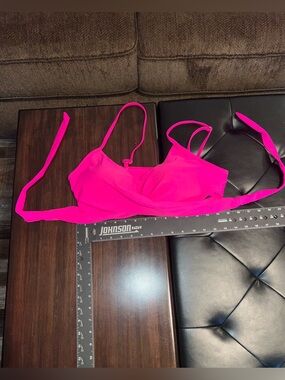 Bright Hot Pink Bikini Top push-up Fun Bright For the Barbie Girls!